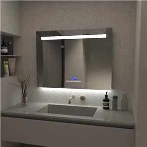 Moderne oplyst led badeværelse spejl